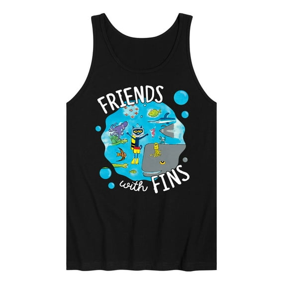 Pete The Cat - Friends With Fins - Men's Jersey Tank Top