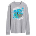 thumbnail image 1 of Pete The Cat - Friends With Fins - Men's Long Sleeve T-Shirt, 1 of 6