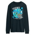 thumbnail image 1 of Pete The Cat - Friends With Fins - Men's Long Sleeve T-Shirt, 1 of 6