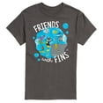 thumbnail image 1 of Pete The Cat - Friends With Fins - Men's Short Sleeve Graphic T-Shirt, 1 of 5
