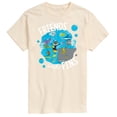 thumbnail image 1 of Pete The Cat - Friends With Fins - Men's Short Sleeve Graphic T-Shirt, 1 of 5