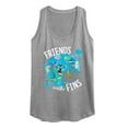 thumbnail image 1 of Pete The Cat - Friends With Fins - Women's Racerback Tank Top, 1 of 6