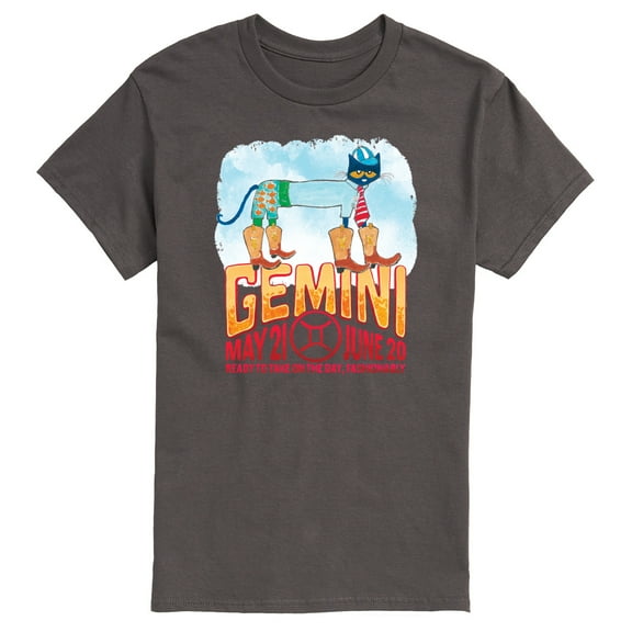 Pete The Cat - Gemini - Men's Short Sleeve Graphic T-Shirt
