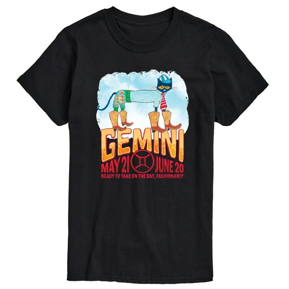 Pete The Cat - Gemini - Men's Short Sleeve Graphic T-Shirt