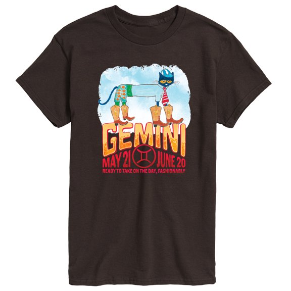 Pete The Cat - Gemini - Men's Short Sleeve Graphic T-Shirt