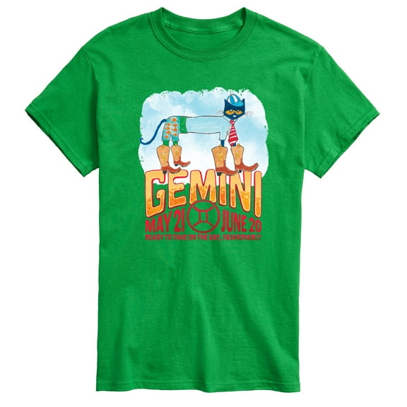 Pete The Cat - Gemini - Men's Short Sleeve Graphic T-Shirt