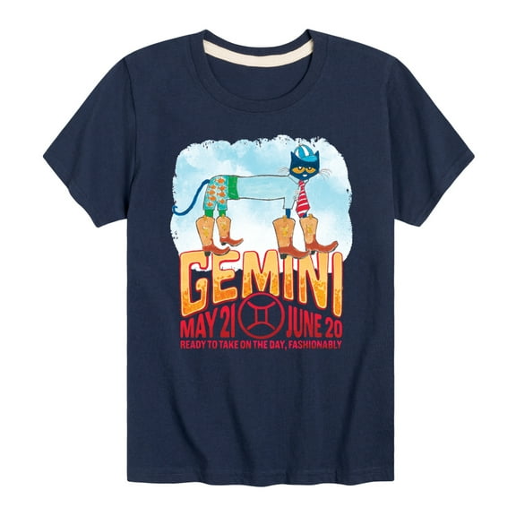 Pete The Cat - Gemini - Toddler And Youth Short Sleeve Graphic