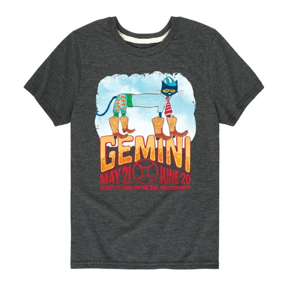 Pete The Cat - Gemini - Toddler And Youth Short Sleeve Graphic
