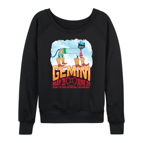 Pete The Cat - Gemini - Women's French Terry Long Sleeve Shirt