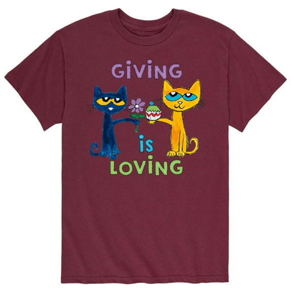 Pete The Cat - Giving Is Loving - Men's Short Sleeve Graphic T-Shirt