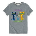 thumbnail image 1 of Pete The Cat - Giving Is Loving - Toddler Short Sleeve Graphic T-Shirt, 1 of 6