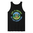 thumbnail image 1 of Pete The Cat - Groovy By The Campfire - Men's Jersey Tank Top, 1 of 5