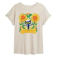 thumbnail image 1 of Pete The Cat - Groovy Frame - Women's Oversized Graphic T-Shirt, 1 of 5