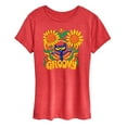 thumbnail image 1 of Pete The Cat - Groovy Frame - Women's Short Sleeve Graphic T-Shirt, 1 of 5
