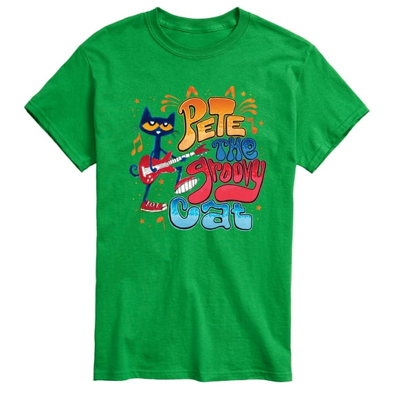 Pete The Cat - Groovy Poster - Men's Short Sleeve Graphic T-Shirt