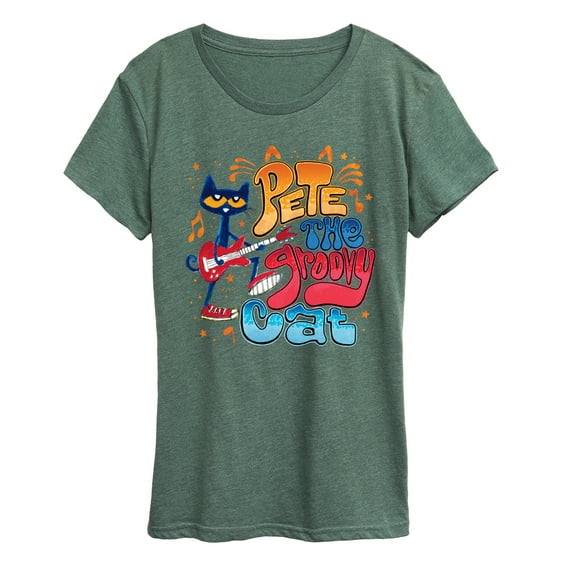 Pete The Cat - Groovy Poster - Women's Short Sleeve Graphic T-Shirt
