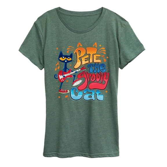 Pete The Cat - Groovy Poster - Women's Short Sleeve Graphic T-Shirt