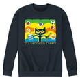 thumbnail image 1 of Pete The Cat - Groovy To Create - Men's Crew Neck Fleece Pullover, 1 of 6