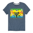 thumbnail image 1 of Pete The Cat - Groovy To Create - Toddler And Youth Short Sleeve Graphic T-Shirt, 1 of 6