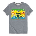 thumbnail image 1 of Pete The Cat - Groovy To Create - Toddler And Youth Short Sleeve Graphic T-Shirt, 1 of 6