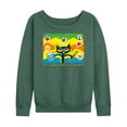 thumbnail image 1 of Pete The Cat - Groovy To Create - Women's Lightweight French Terry Long Sleeve Shirt, 1 of 6