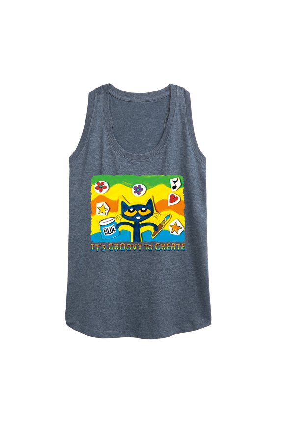 - Groovy To Create - Women's Racerback Tank Top