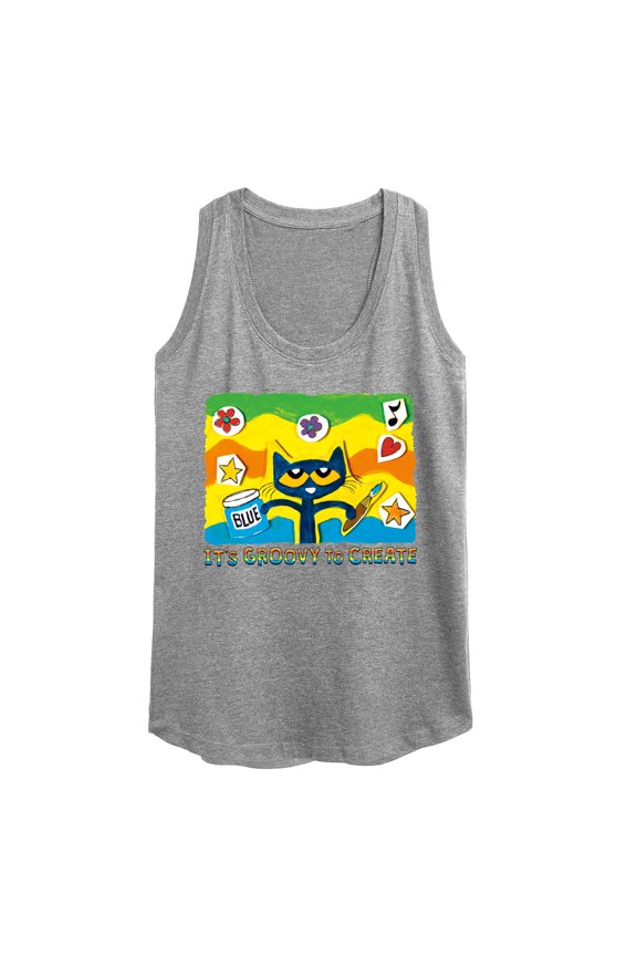 - Groovy To Create - Women's Racerback Tank Top