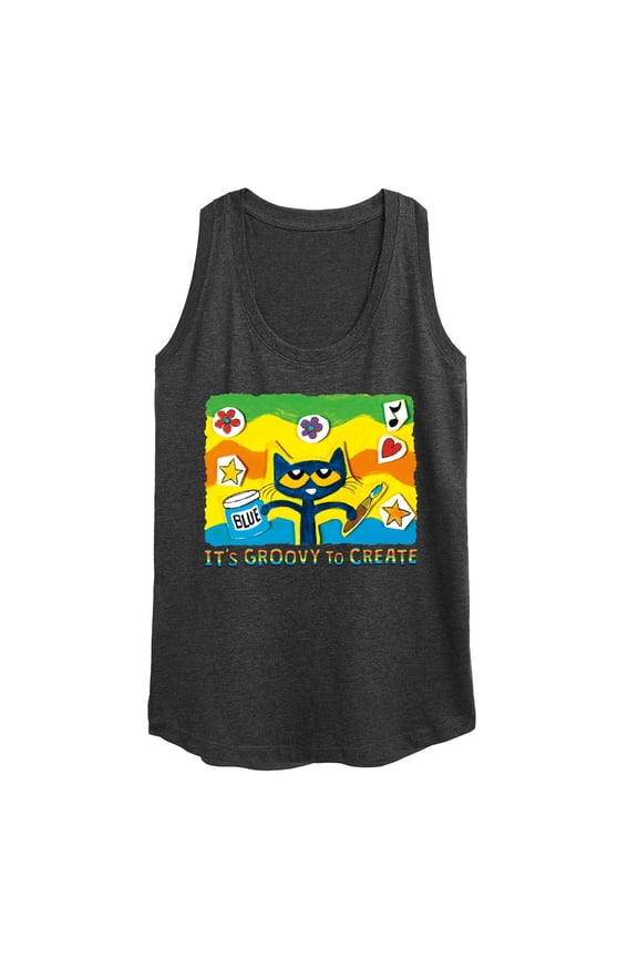 - Groovy To Create - Women's Racerback Tank Top