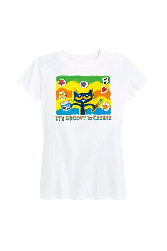 - Groovy To Create - Women's Short Sleeve Graphic T-Shirt