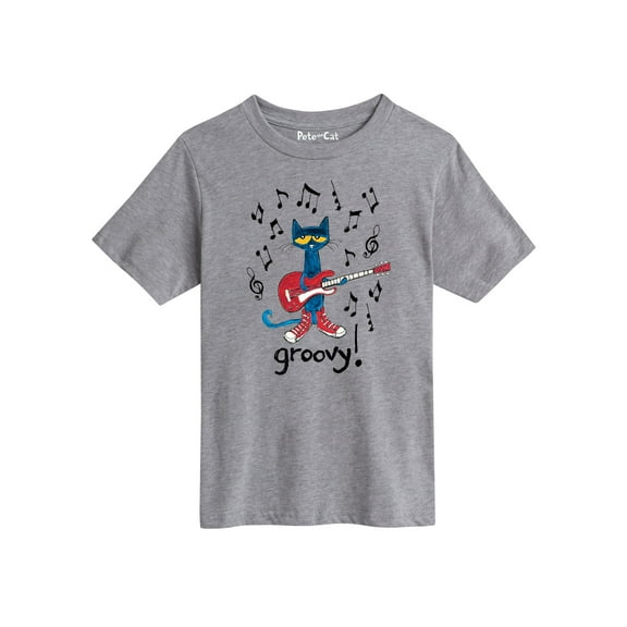 Pete The Cat - Groovy - Youth Short Sleeve Graphic T-Shirt