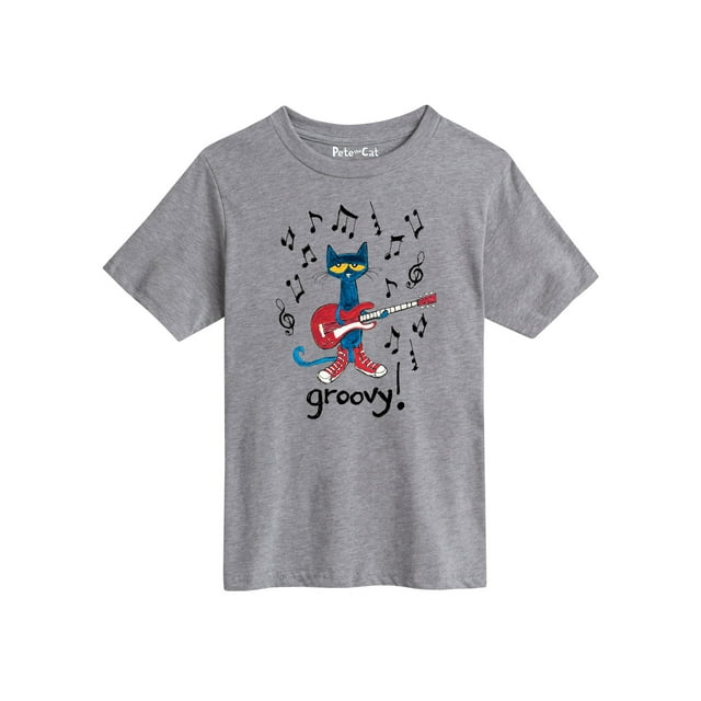 Pete The Cat Groovy Youth Short Sleeve Graphic TShirt