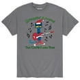 thumbnail image 1 of Pete The Cat - Guitar Groovin Around The Christmas Tree Adult - Men's Short Sleeve Graphic T-Shirt, 1 of 5