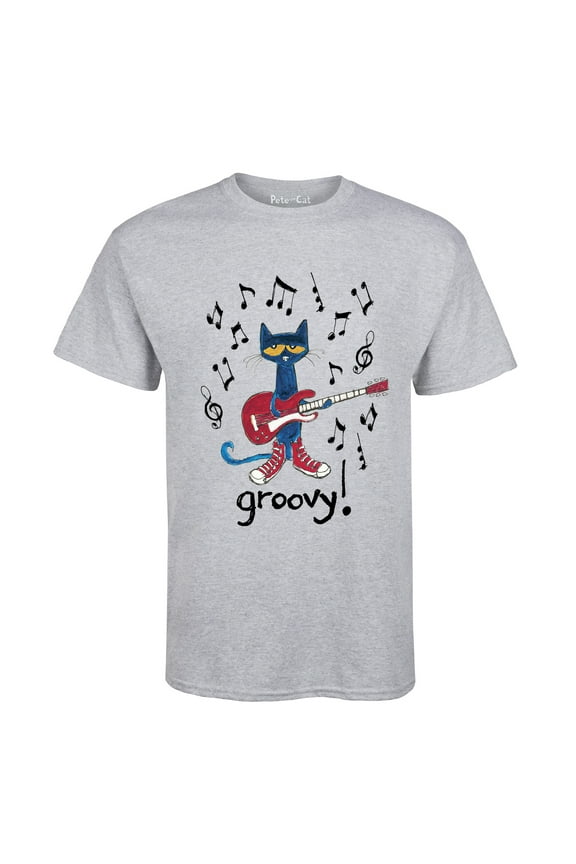 - Guitar Groovy - Men's Short Sleeve Graphic T-Shirt