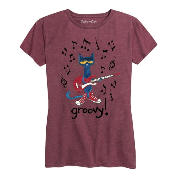 Pete The Cat - Guitar Groovy - Women's Short Sleeve Graphic T-Shirt