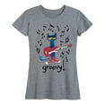 thumbnail image 1 of Pete The Cat - Guitar Groovy - Women's Short Sleeve Graphic T-Shirt, 1 of 5