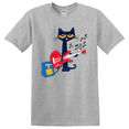 thumbnail image 1 of Pete The Cat Guitar Music Character Graphic T-Shirt, 1 of 5
