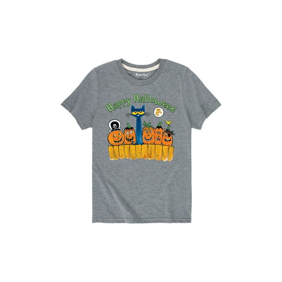 Pete The Cat - Happy Halloween Glow - Toddler Short Sleeve Graphic T-Shirt