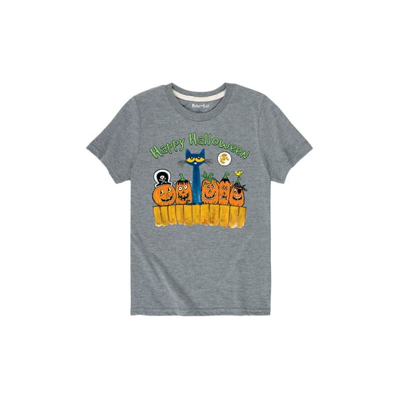 Pete The Cat - Happy Halloween Glow - Toddler Short Sleeve Graphic T-Shirt