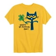 thumbnail image 1 of Pete The Cat - Happy St. Patricks Day - Toddler And Youth Short Sleeve Graphic T-Shirt, 1 of 5