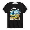 thumbnail image 1 of Pete The Cat - I Dig The Beach - Toddler And Youth Short Sleeve Graphic, 1 of 6