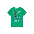 thumbnail image 1 of Pete The Cat - I Made The Nice List - Youth Short Sleeve Graphic T-Shirt, 1 of 5