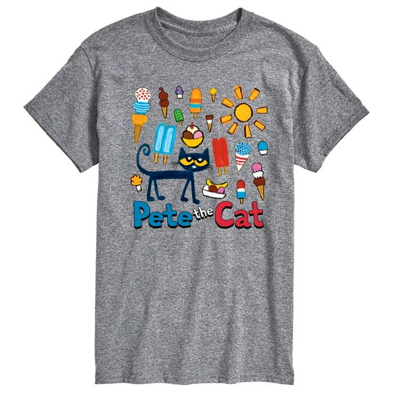 Pete The Cat - Ice Cream Grid - Men's Short Sleeve Graphic T-Shirt