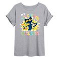 thumbnail image 1 of Pete The Cat - Icecream Oclock - Women's Oversized Graphic T-Shirt, 1 of 5