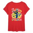 thumbnail image 1 of Pete The Cat - Icecream Oclock - Women's Oversized Graphic T-Shirt, 1 of 4