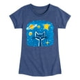 thumbnail image 1 of Pete The Cat - Imagination Space Dream - Toddler And Youth Girls Short Sleeve Graphic T-Shirt, 1 of 6