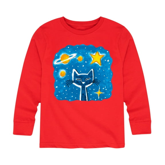 Pete The Cat - Imagination Space Dream - Toddler And Youth Long Sleeve Graphic T-Shirt