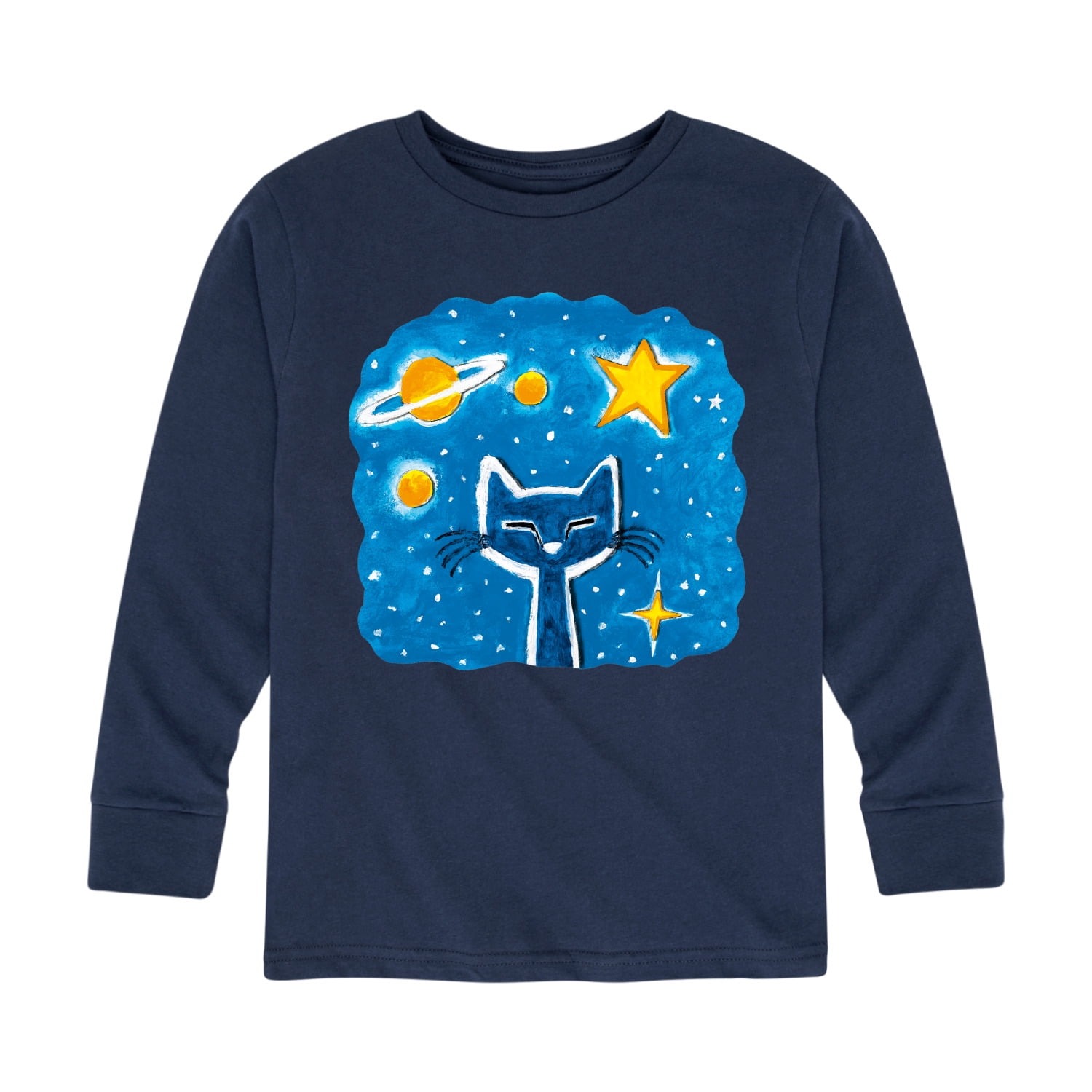 Pete The Cat - Imagination Space Dream - Toddler And Youth Long Sleeve ...