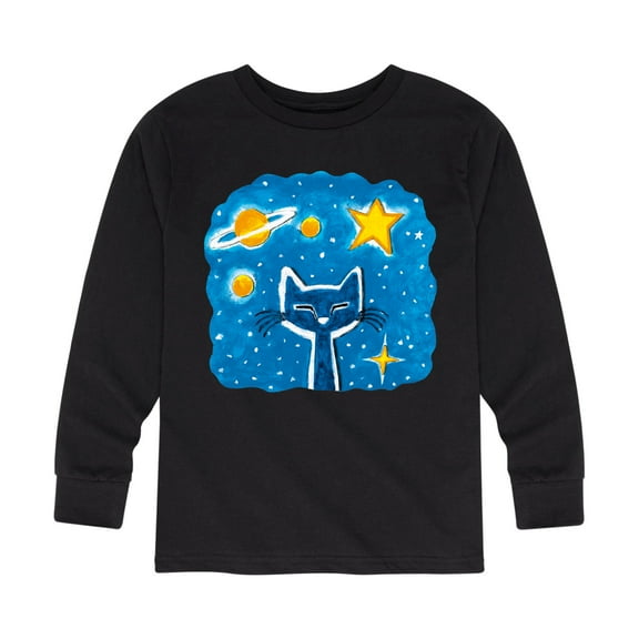 Pete The Cat - Imagination Space Dream - Toddler And Youth Long Sleeve Graphic T-Shirt