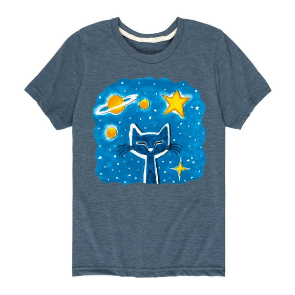 Pete The Cat - Imagination Space Dream - Toddler And Youth Short Sleeve Graphic T-Shirt