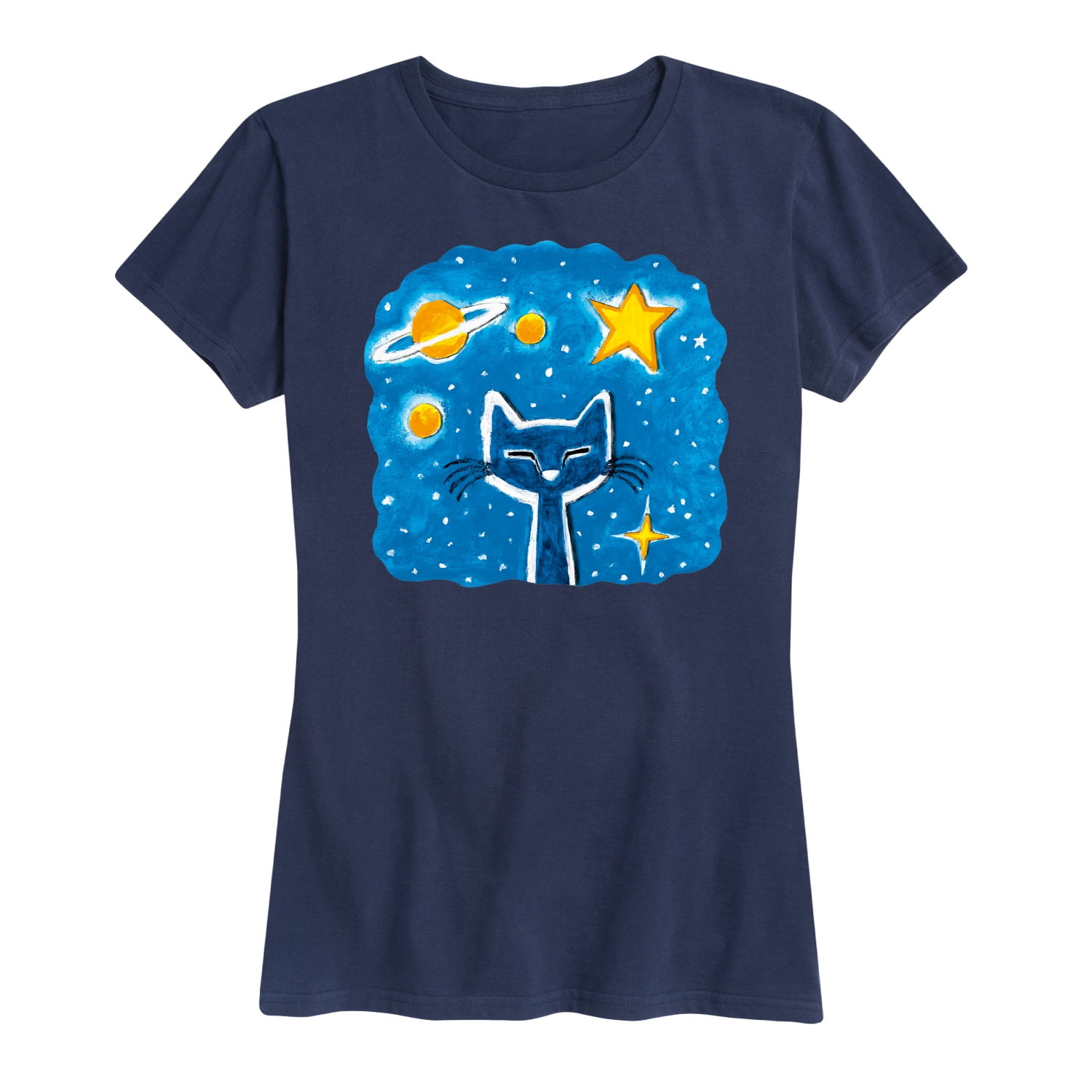 Pete The Cat Imagination Space Dream Women's Short Sleeve Graphic T